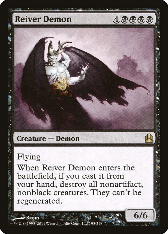 Reiver Demon (95) [CMD] - MTG Single