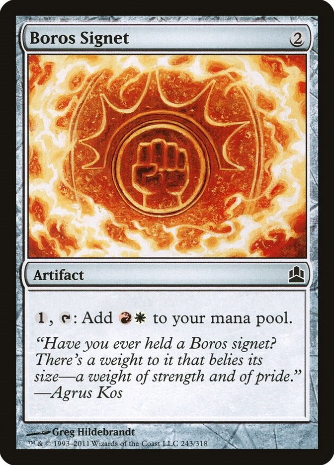 Boros Signet (243) [CMD] - MTG Single