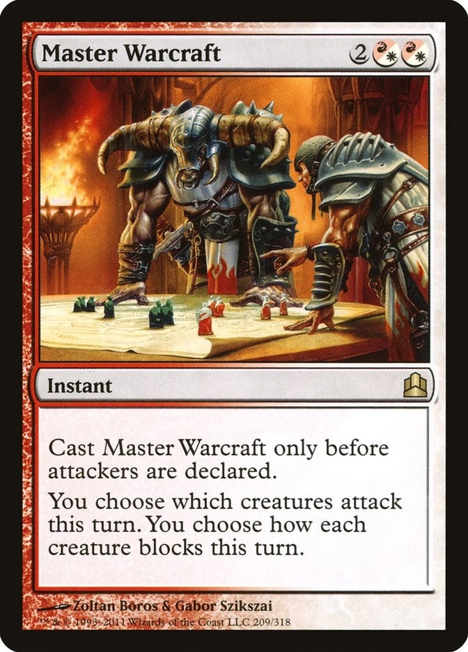 Master Warcraft (209) [CMD] - MTG Single