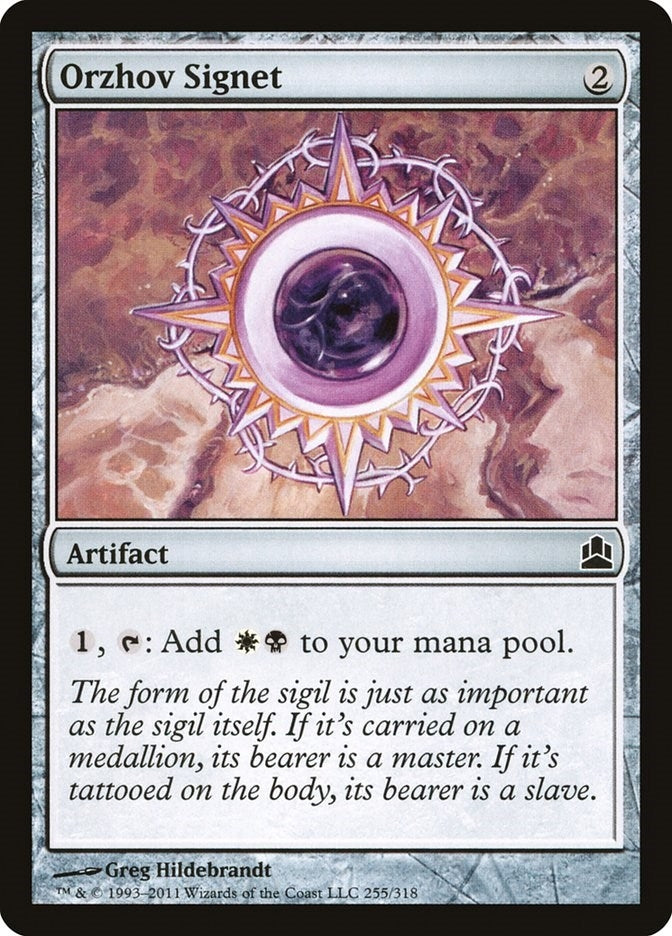 Orzhov Signet (255) [CMD] - MTG Single