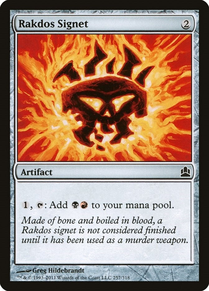 Rakdos Signet (257) [CMD] - MTG Single