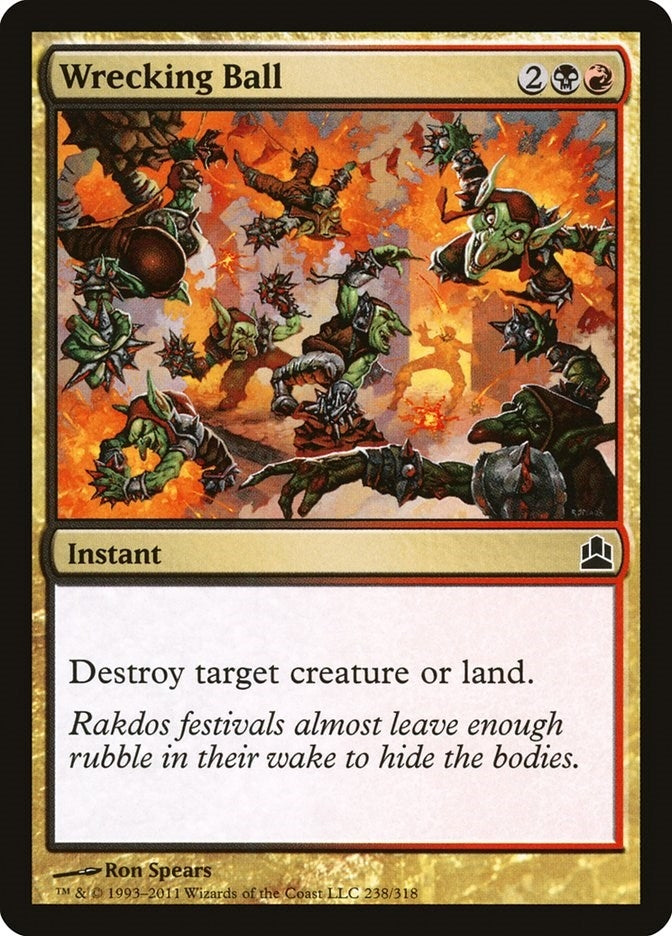 Wrecking Ball (238) [CMD] - MTG Single
