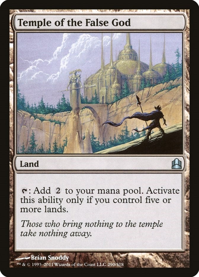 Temple of the False God (290) [CMD] - MTG Single