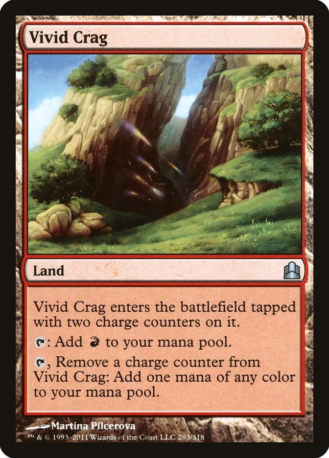 Vivid Crag (293) [CMD] - MTG Single