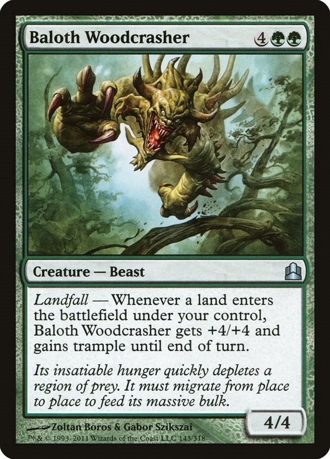 Image for Baloth Woodcrasher (143) (Commander) - Magic: The Gathering