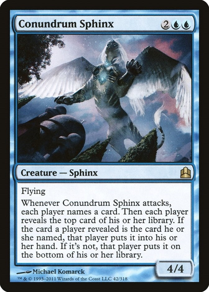 Conundrum Sphinx (42) [CMD] - MTG Single