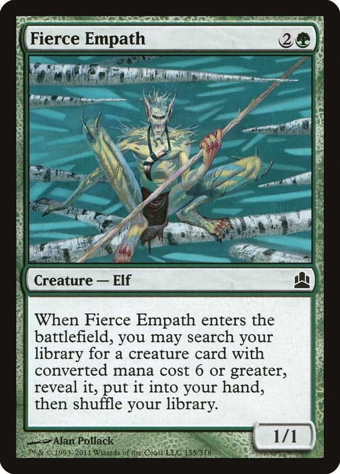 Fierce Empath (155) [CMD] - MTG Single