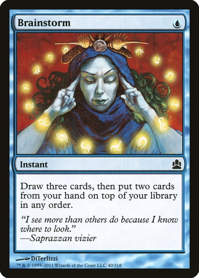 Brainstorm (40) [CMD] - MTG Single