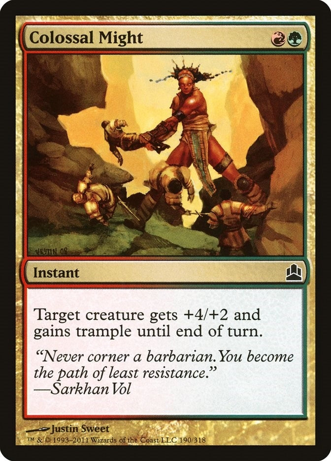 Colossal Might (190) [CMD] - MTG Single