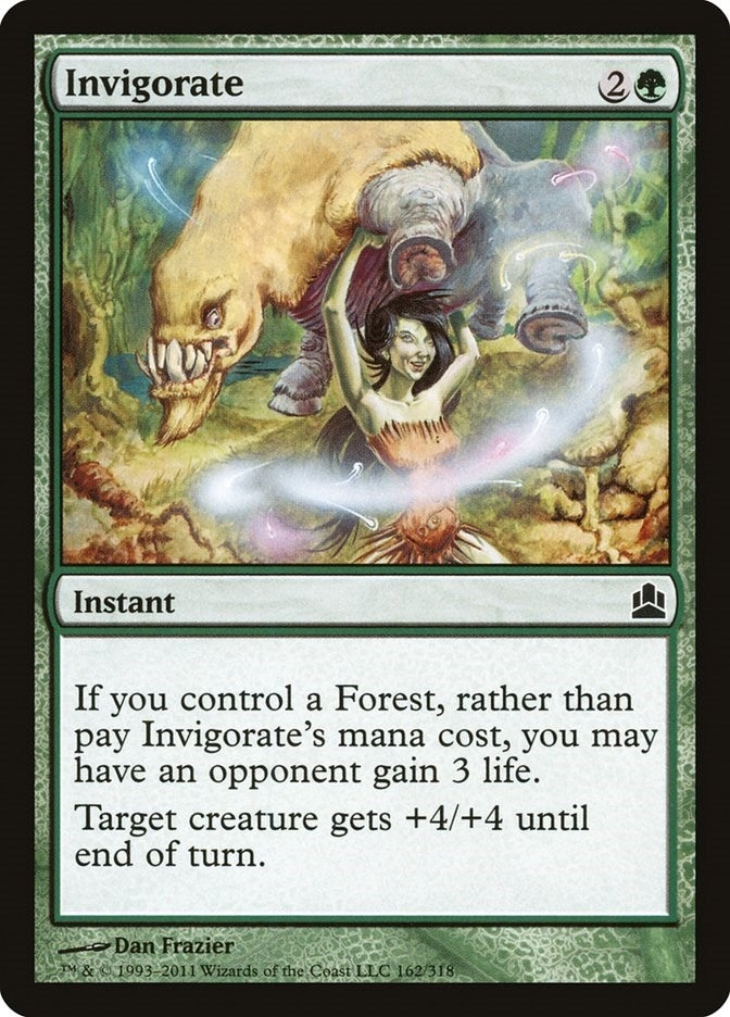 Invigorate (162) [CMD] - MTG Single
