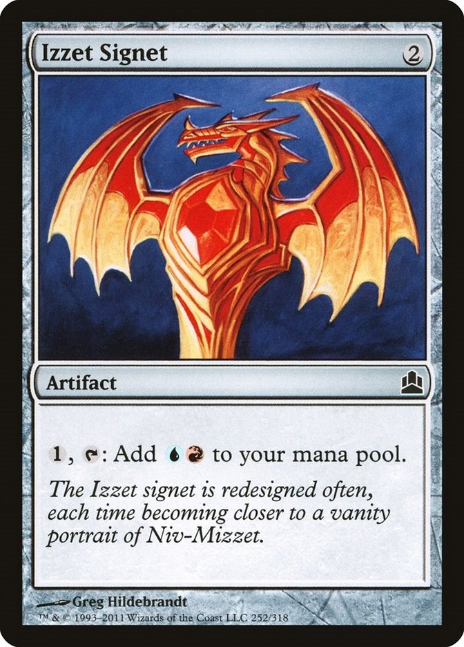 Izzet Signet (252) [CMD] - MTG Single