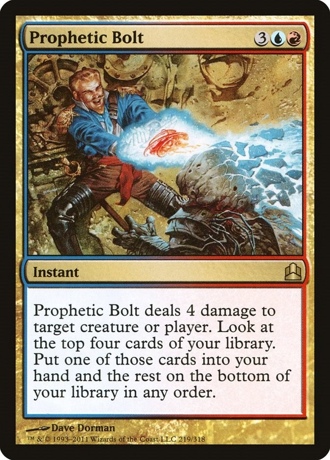 Prophetic Bolt (219) [CMD] - MTG Single