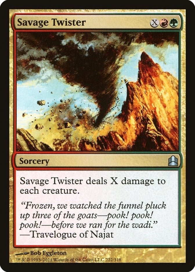 Savage Twister (222) [CMD] - MTG Single