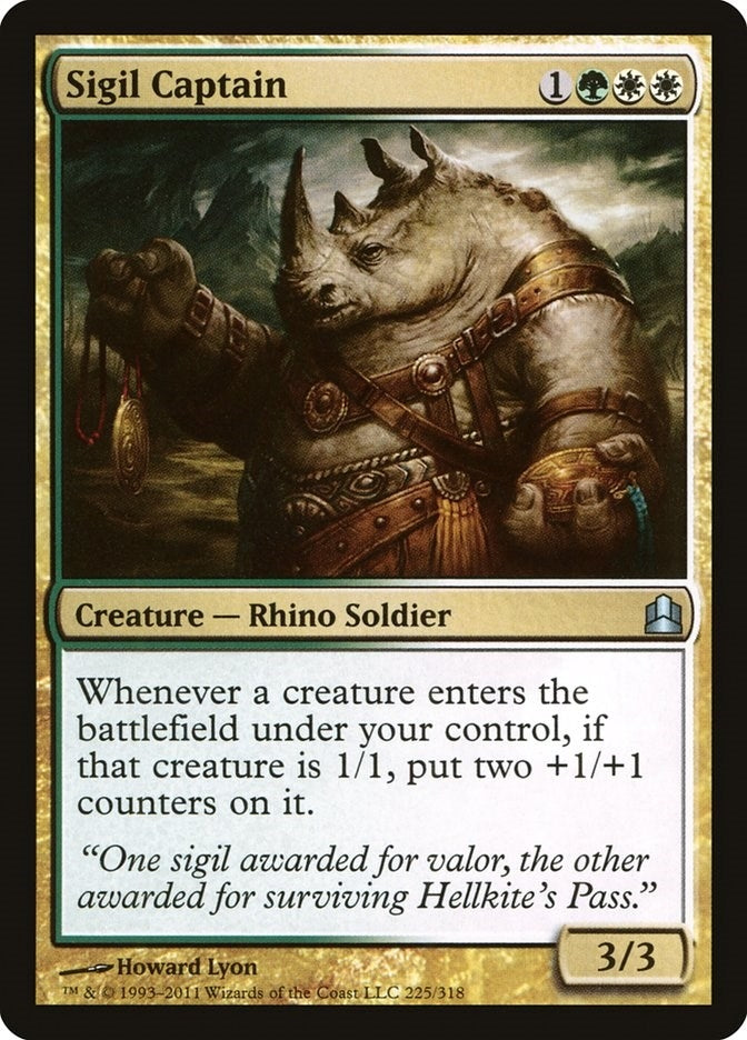 Sigil Captain (225) [CMD] - MTG Single