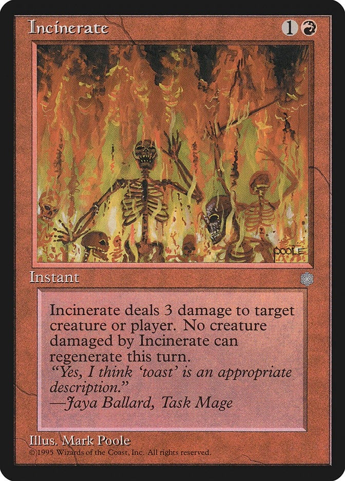 Incinerate (194) [ICE] - MTG Single