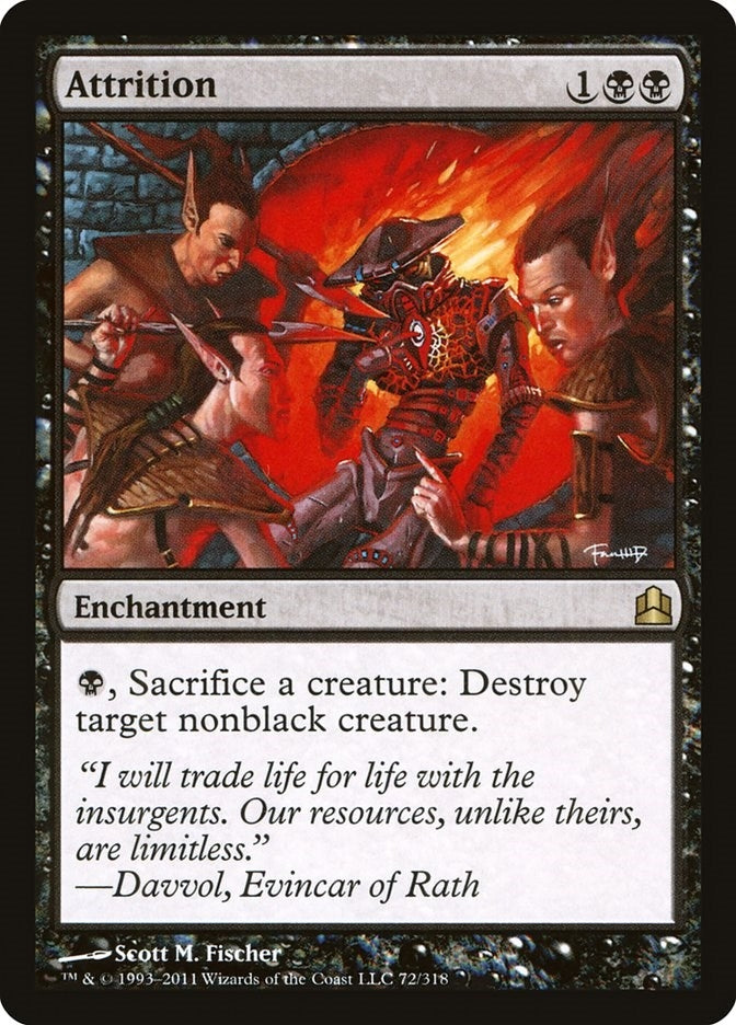 Attrition (72) [CMD] - MTG Single