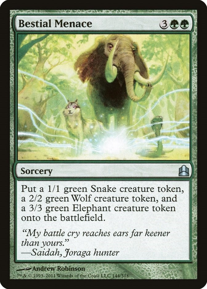 Bestial Menace (144) [CMD] - MTG Single