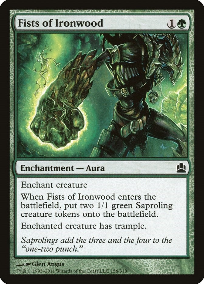 Fists of Ironwood (156) [CMD] - MTG Single