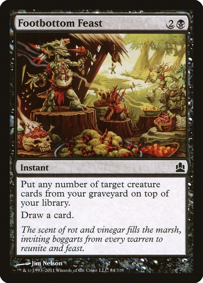 Footbottom Feast (84) [CMD] - MTG Single