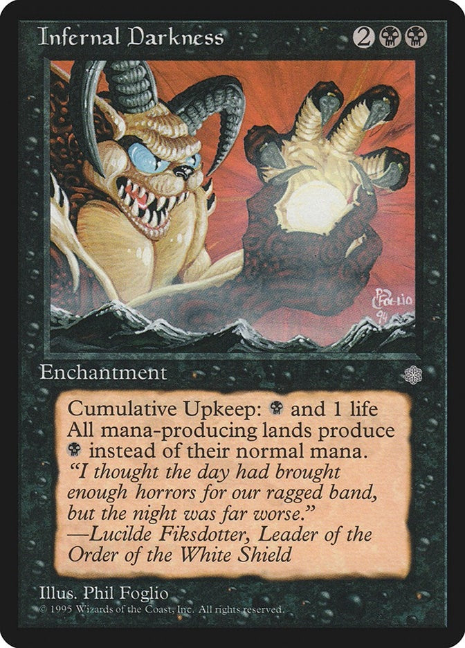 Infernal Darkness (23) [ICE] - MTG Single