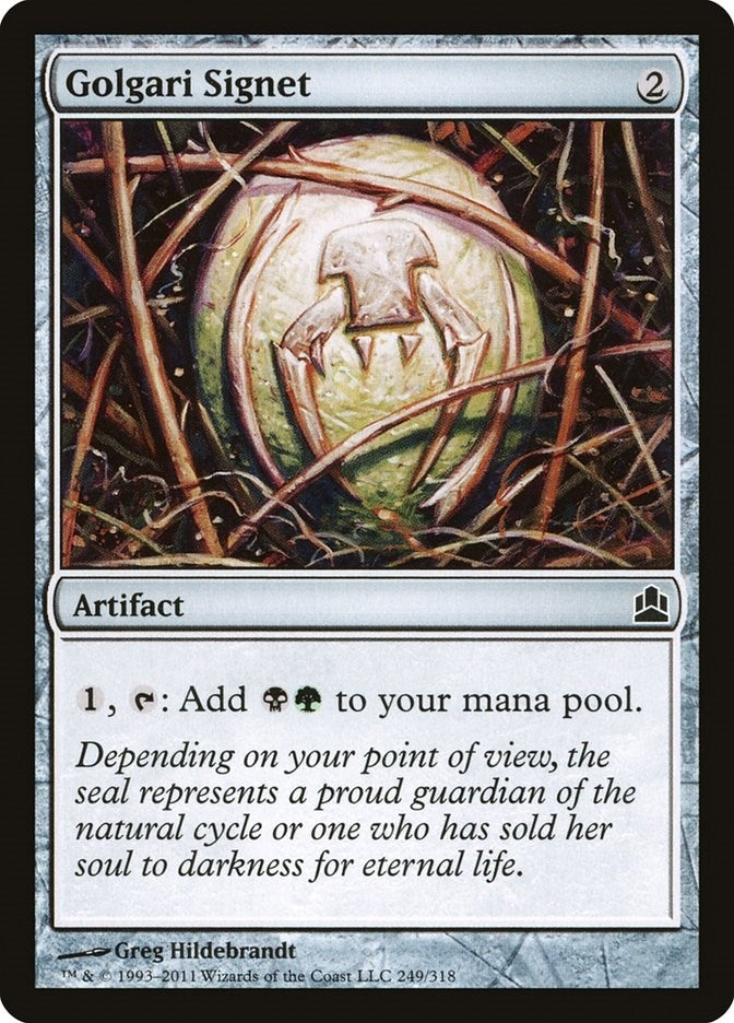 Golgari Signet (249) [CMD] - MTG Single