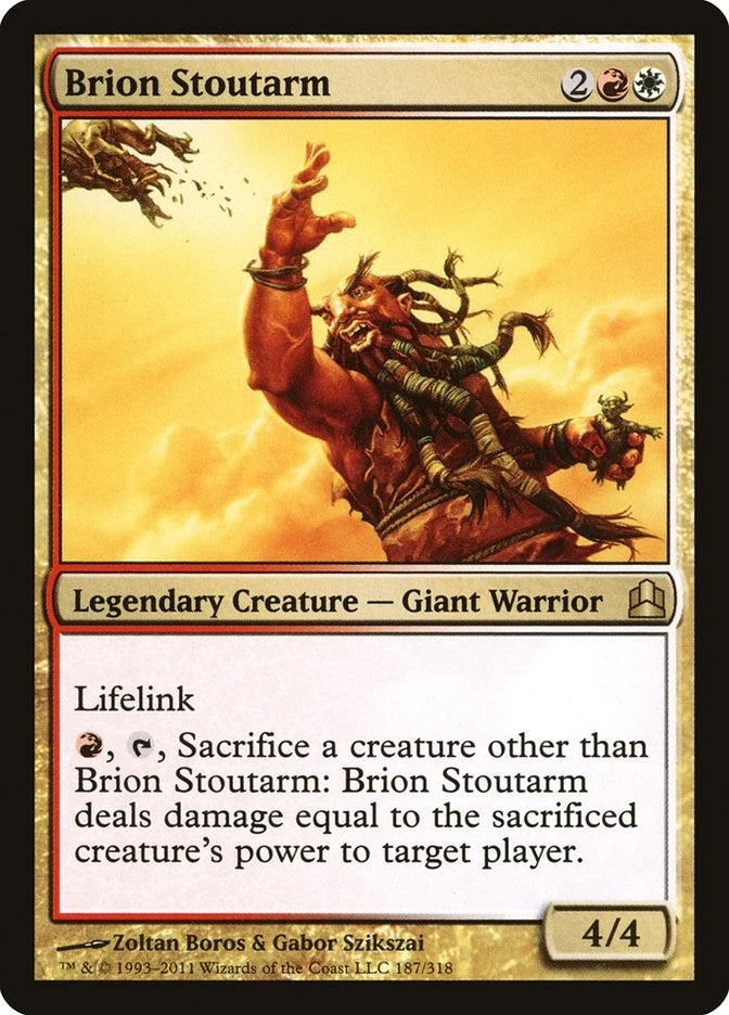 Brion Stoutarm (187) [CMD] - MTG Single