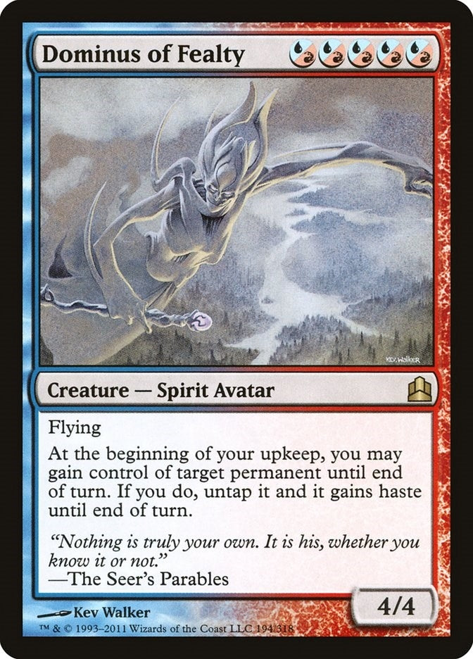 Dominus of Fealty (194) [CMD] - MTG Single