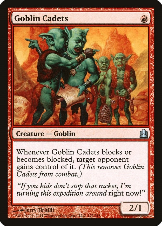 Goblin Cadets (125) [CMD] - MTG Single