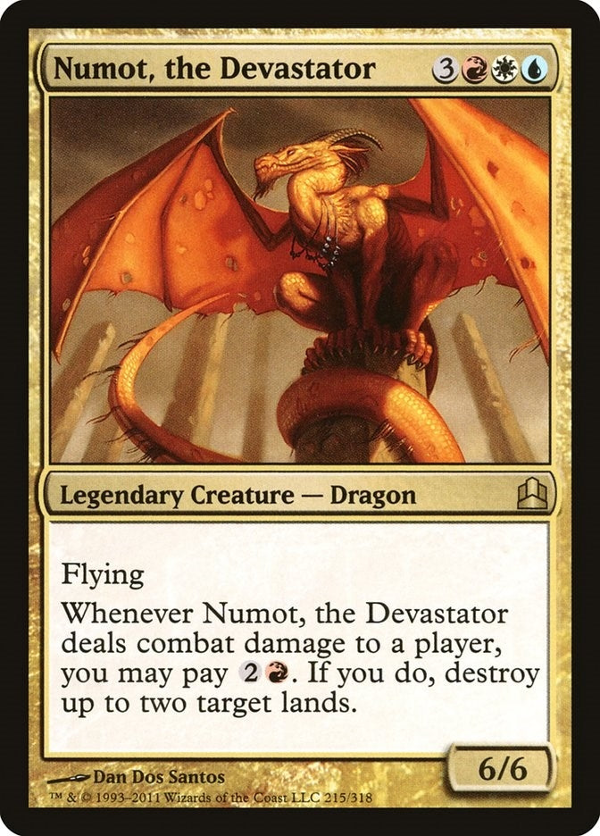 Numot the Devastator (215) [CMD] - MTG Single