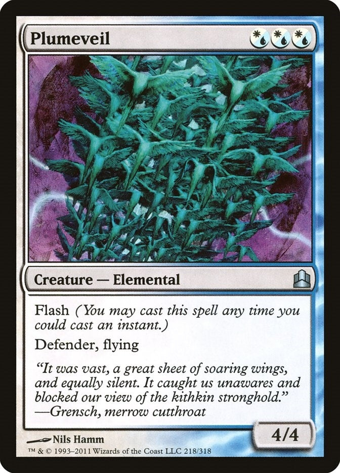 Plumeveil (218) [CMD] - MTG Single