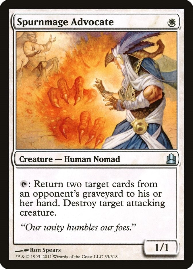 Spurnmage Advocate (33) [CMD] - MTG Single
