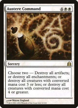 Austere Command (8) [CMD] - MTG Single