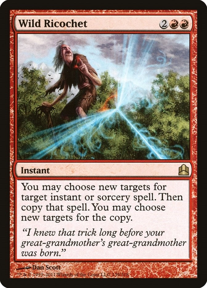 Wild Ricochet (139) [CMD] - MTG Single