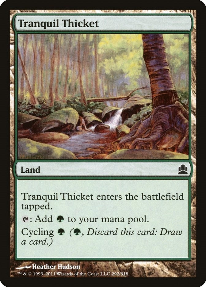 Tranquil Thicket (292) [CMD] - MTG Single