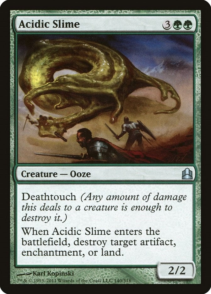 Acidic Slime (140) [CMD] - MTG Single