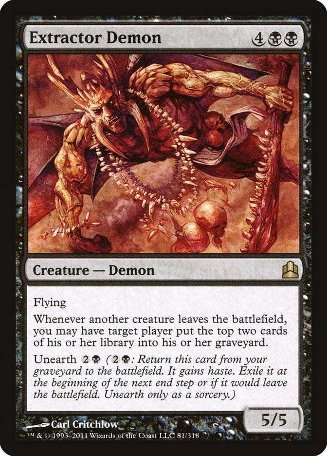 Extractor Demon (81) [CMD] - MTG Single