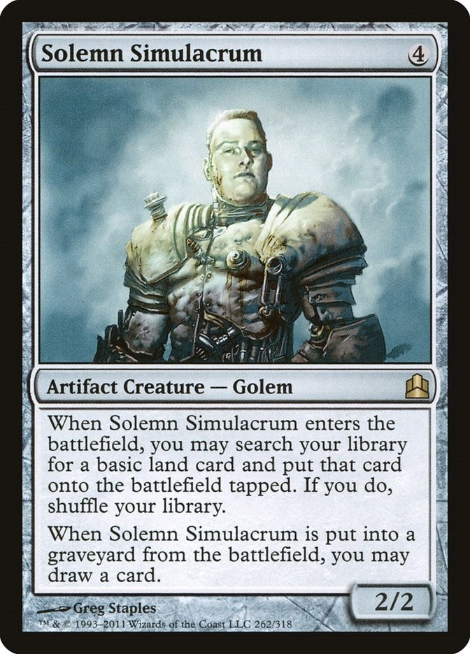 Solemn Simulacrum (262) [CMD] - MTG Single
