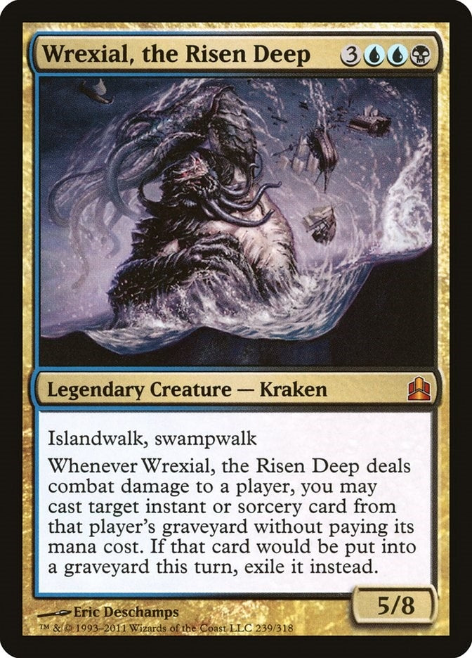 Wrexial the Risen Deep (239) [CMD] - MTG Single