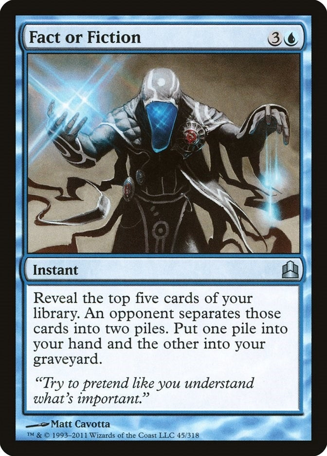 Fact or Fiction (45) [CMD] - MTG Single