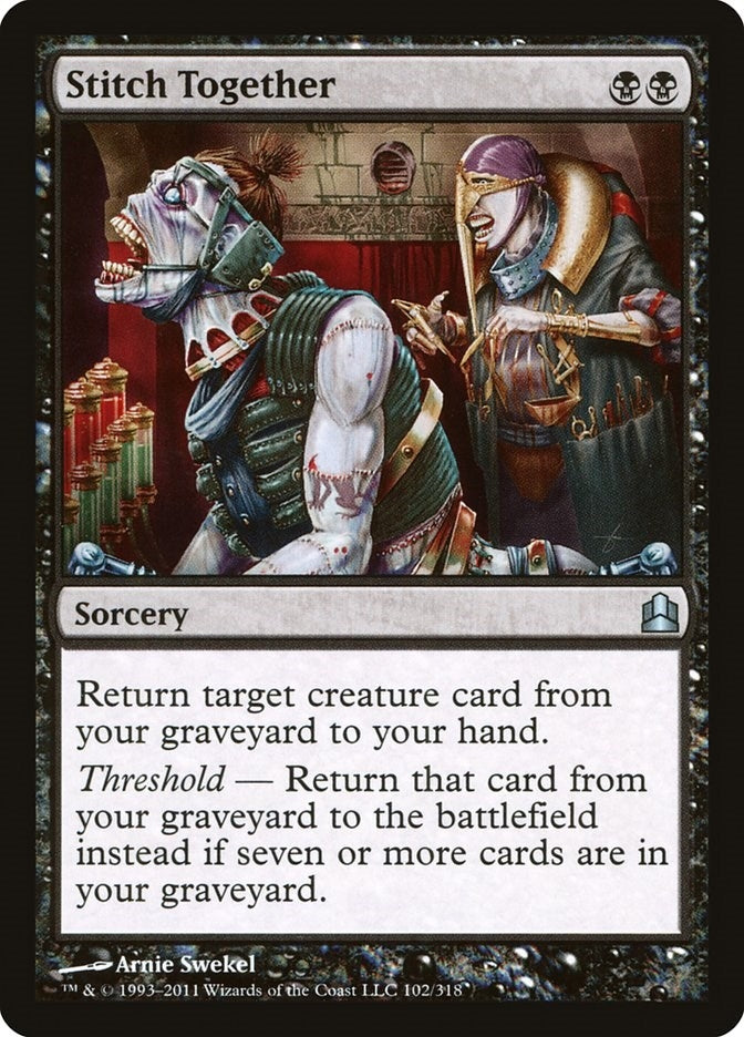 Stitch Together (102) [CMD] - MTG Single