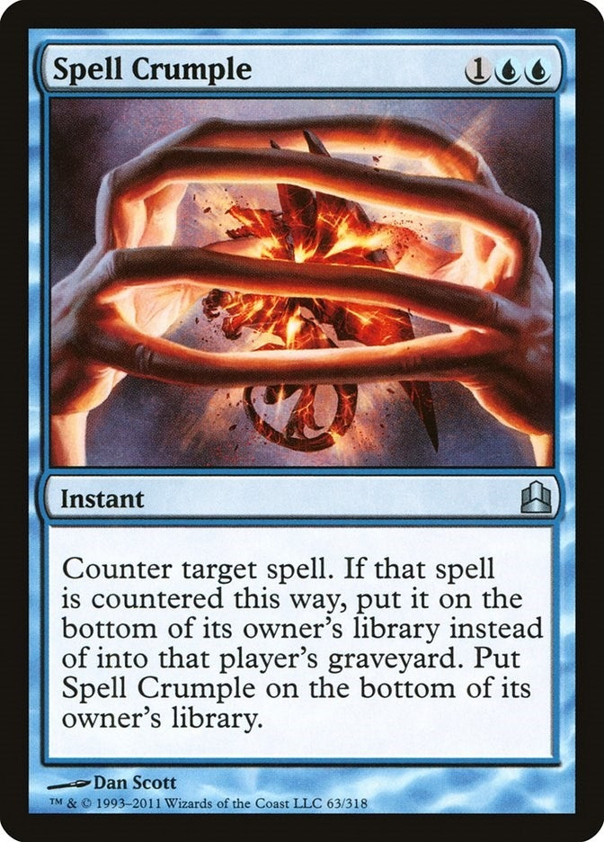 Spell Crumple (63) [CMD] - MTG Single