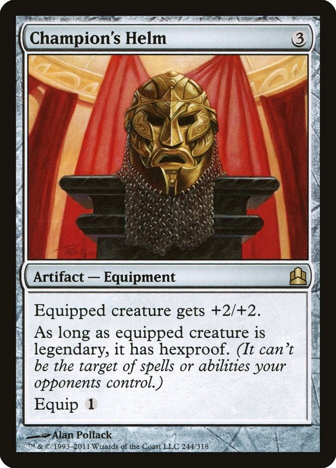 Champion’s Helm (244) [CMD] - MTG Single