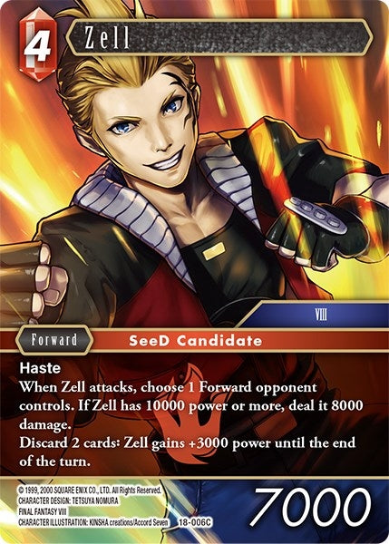 Zell (18) [18] - Final Fantasy TCG Single