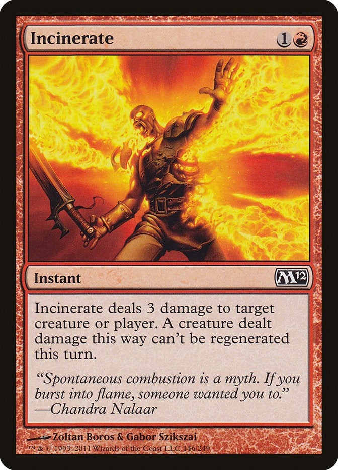 Incinerate (146) [M12] - MTG Single