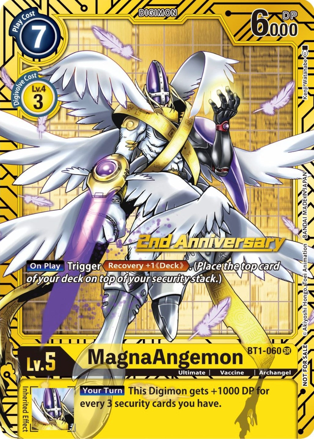 MagnaAngemon - BT1-060 (2nd Anniversary Card Set) (1060) [BT01-03] - Digimon Card Game Single