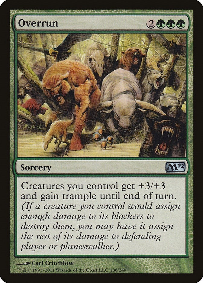Overrun (186) [M12] - MTG Single