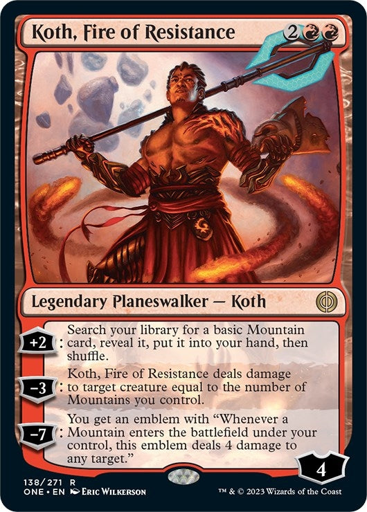 Koth Fire of Resistance (138) [ONE] - MTG Single
