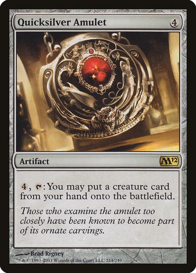 Quicksilver Amulet (214) [M12] - MTG Single
