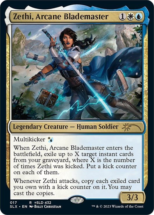 Zethi Arcane Blademaster (17) [SLX] - MTG Single