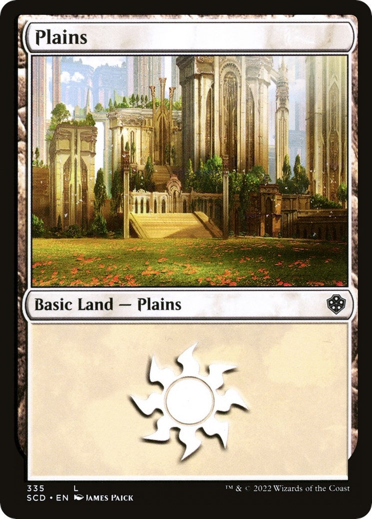 Plains (335) (335) [SCD] - MTG Single